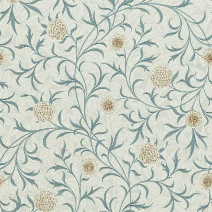 Morris and Co behang Scroll Loden/Slate 210362