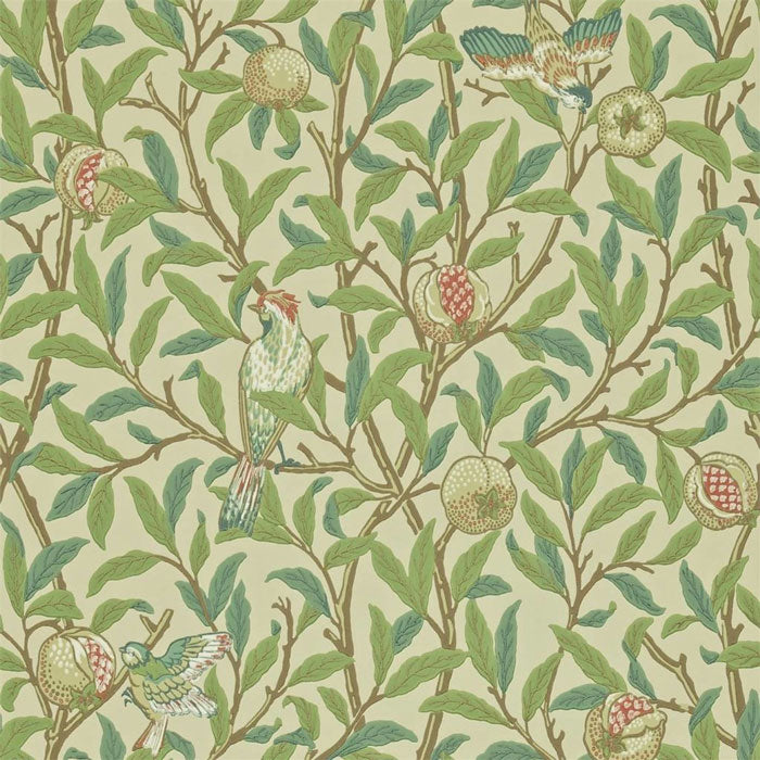 Morris and Co Bird Pomegranate 212539