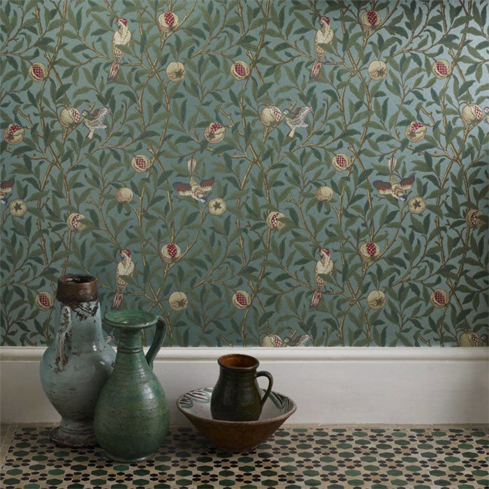 Morris and Co Bird Pomegranate