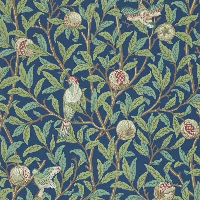 Morris and Co Bird Pomegranate 212540