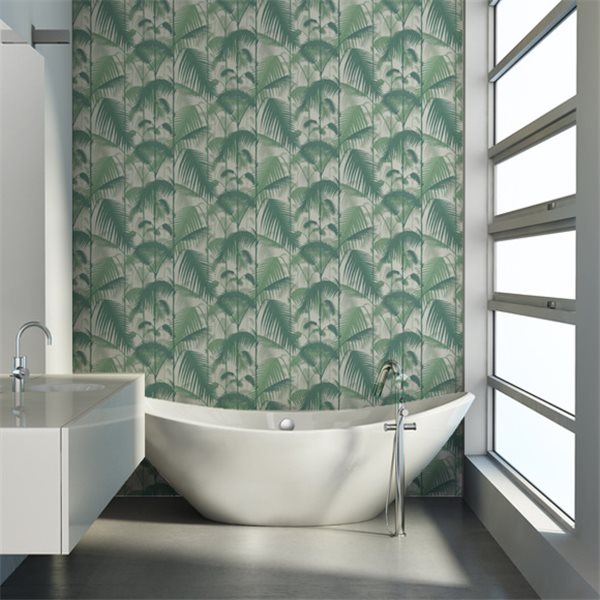 Cole & Son behang Palm Jungle green