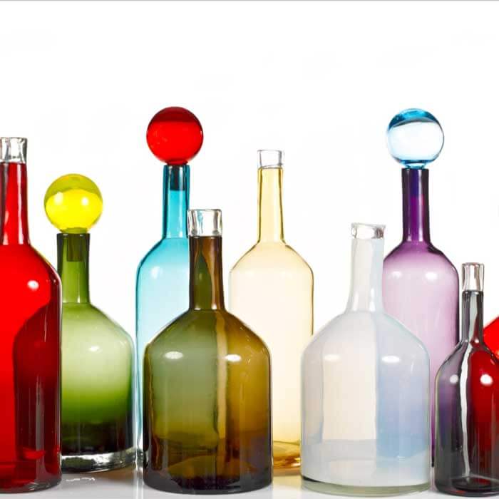 Pols Potten Bubbles & Bottels multi colour set 4