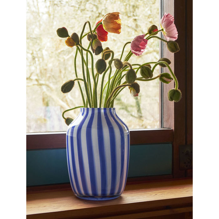 Juice vase blue