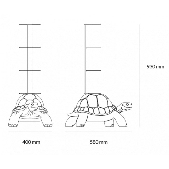 Qeeboo Turtle Carry bookcase