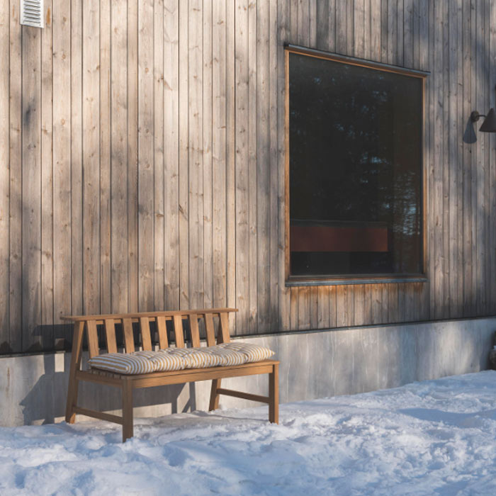 Skagerak by Fritz Hansen Plank bench