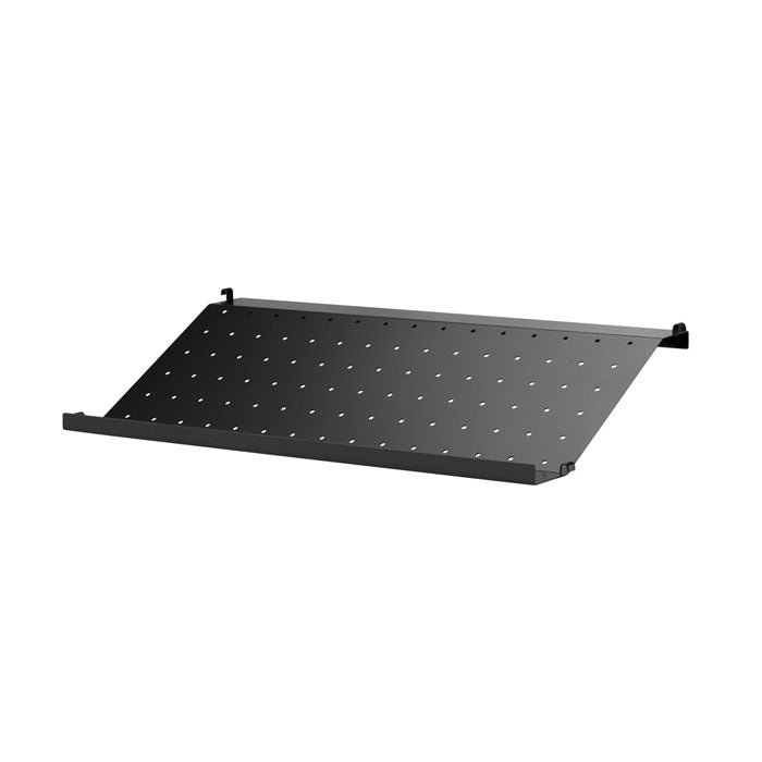 String metal shoe shelf