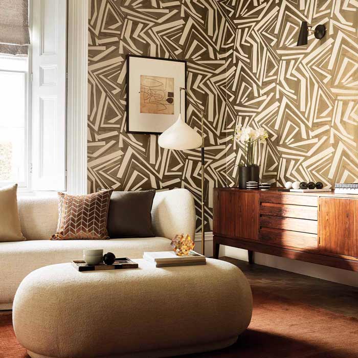 Harlequin behang Transverse Bronze 112740