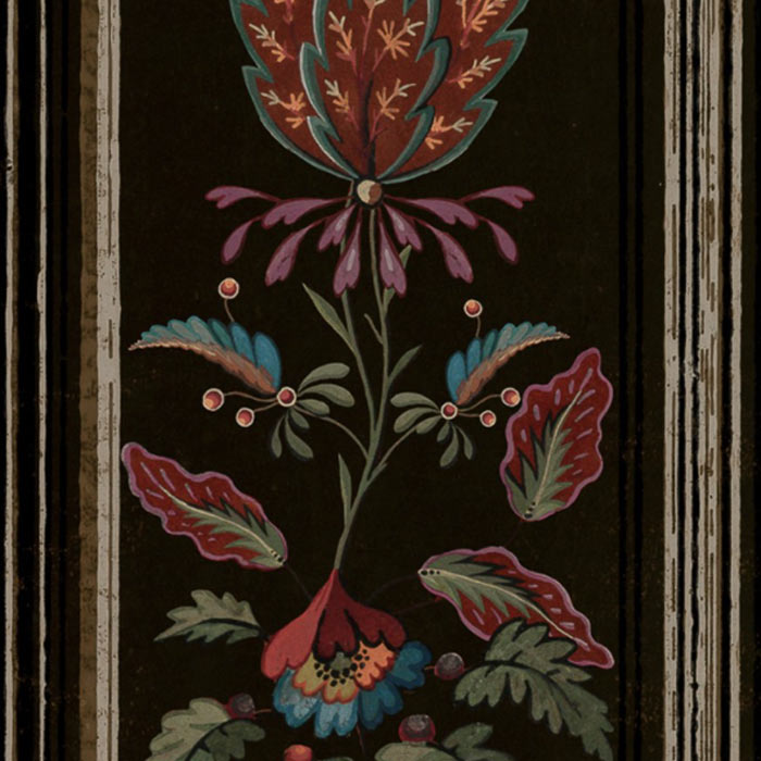 Mind the Gap behang tales of Tyrolean panel Black WP20700