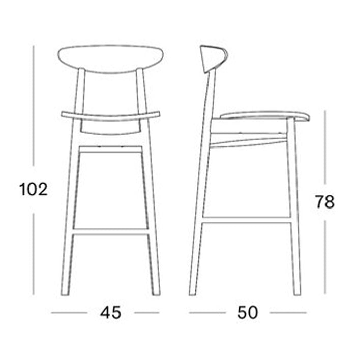 Vincent Sheppard Teo bar/counter stool