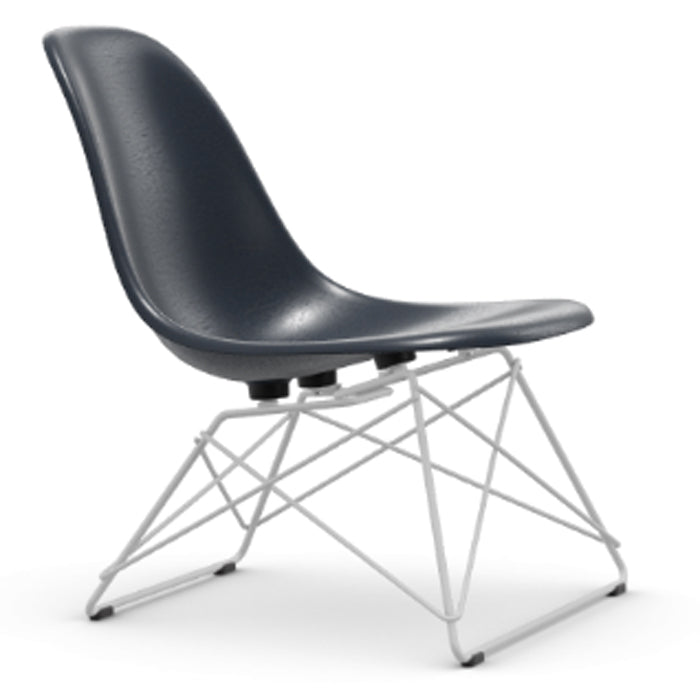 Vitra Eames Fiberglass Side Chair LSR wit onderstel