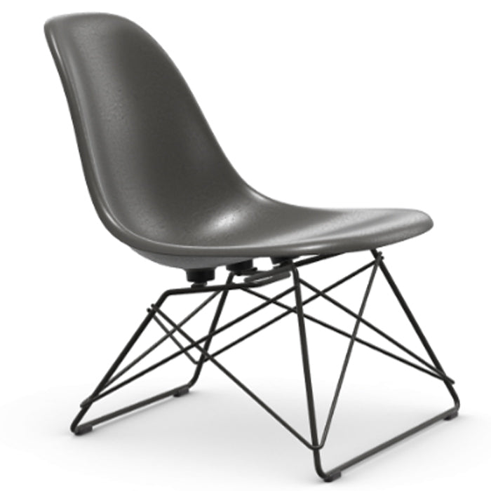 Vitra Eames Fiberglass Side Chair LSR zwart onderstel