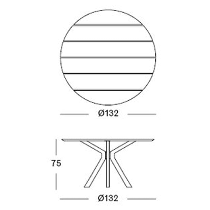 Vincent Sheppard Noa dining table outdoor