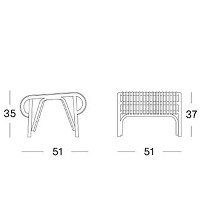 Vincent Sheppard Lucy footrest outdoor