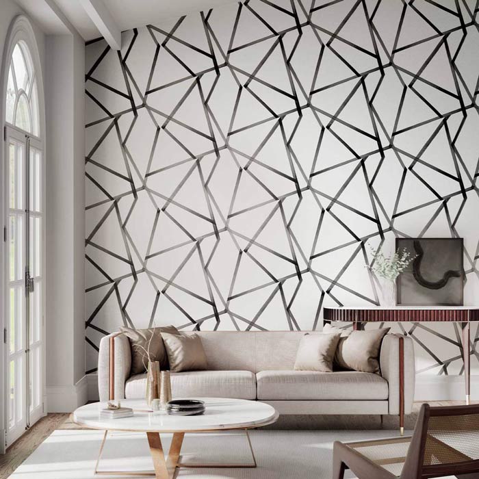 Harlequin behang Sumi Pearl/Charcoal 112600