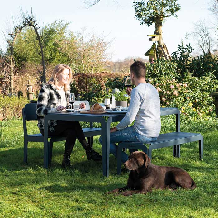 Weltevree Bended Bench tuintafel