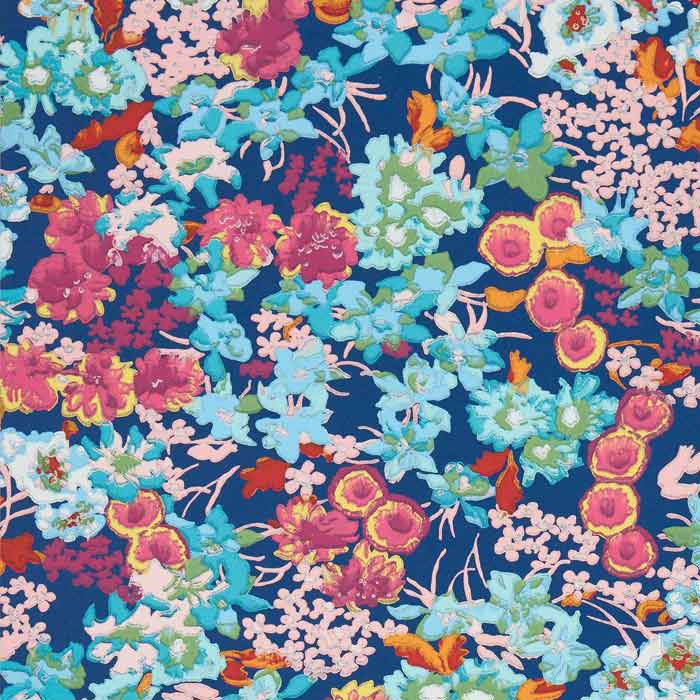 Harlequin behang wildflower meadow Lapis/Carnelian/Aquamarine 113050