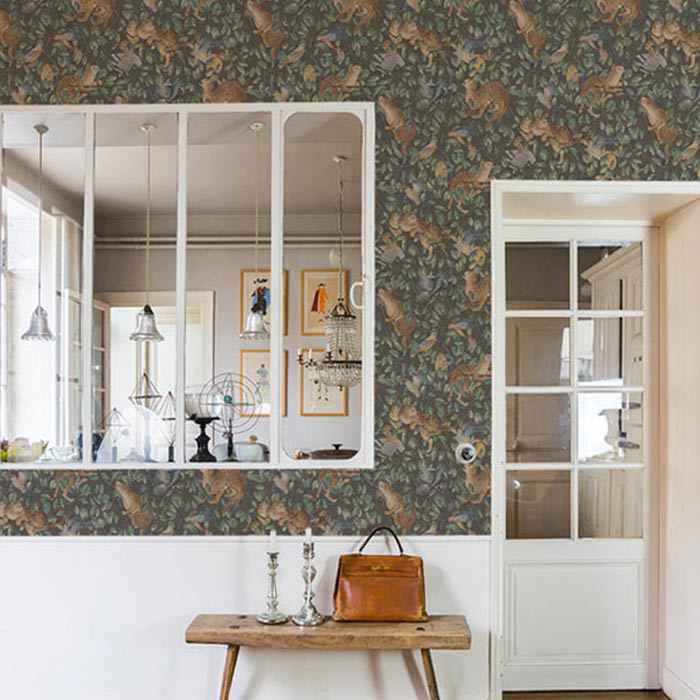 Les Dominotiers behang Zippy&