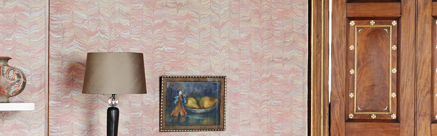 Zoffany behang Jaipur Plain red 311727