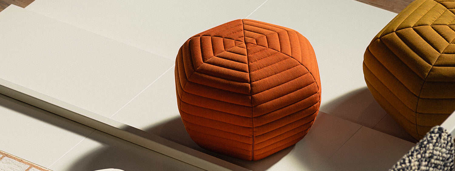 zitkussens/poufs collectie Drent en van dijk