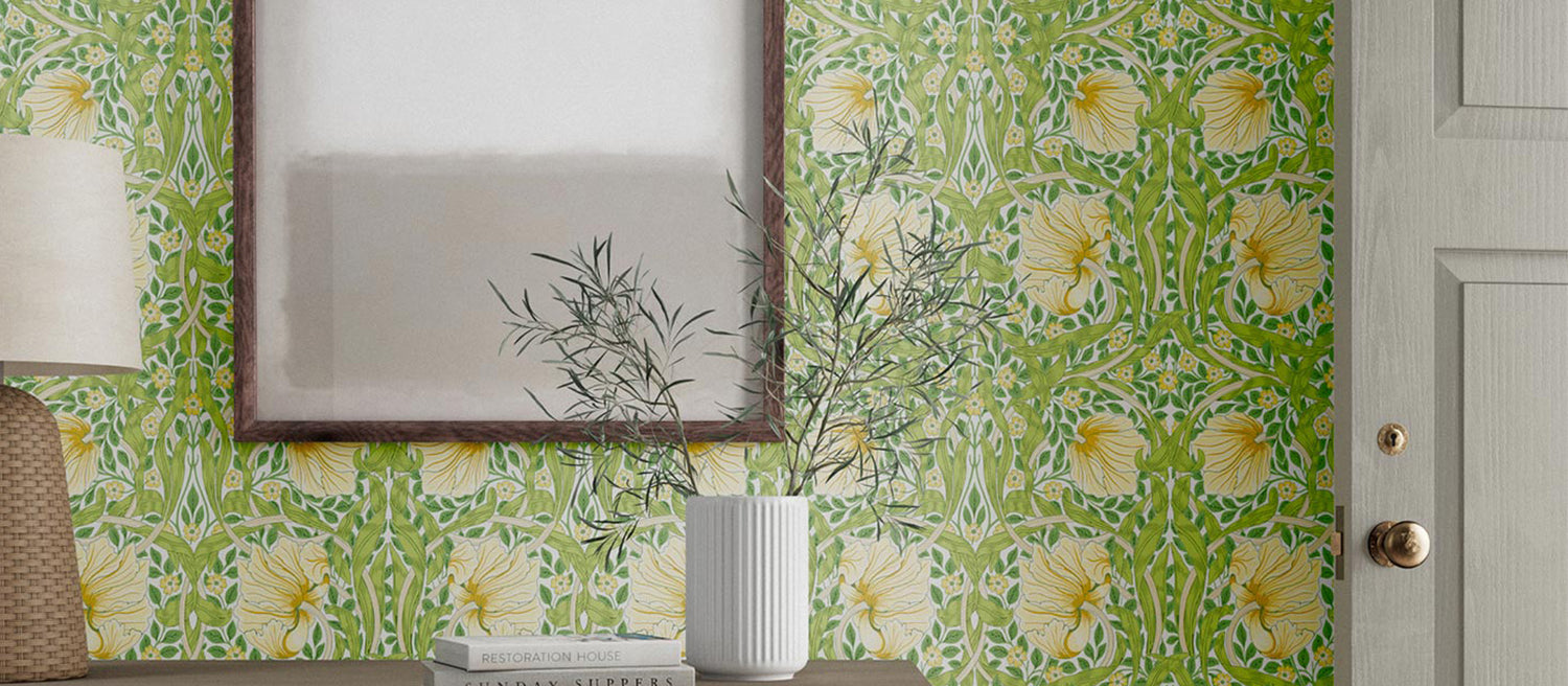 Morris and Co Pimpernel bullrush russet 210387