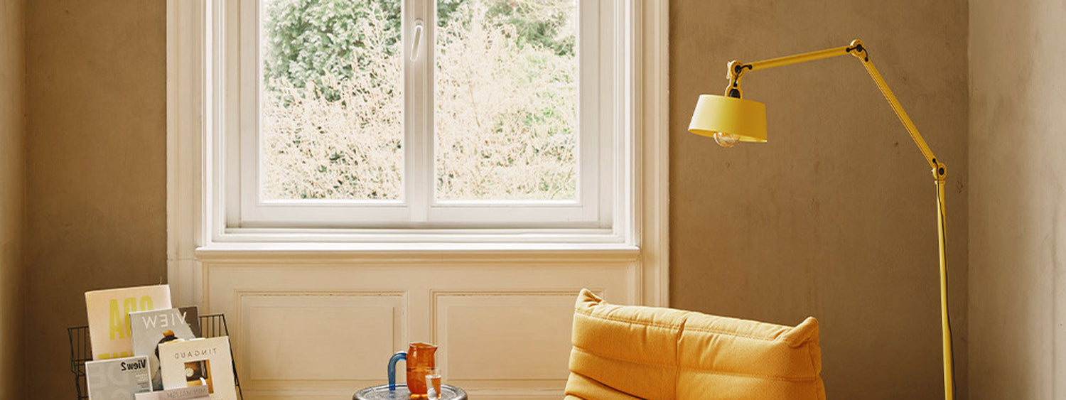 Tonone sunny yellow floor lamp