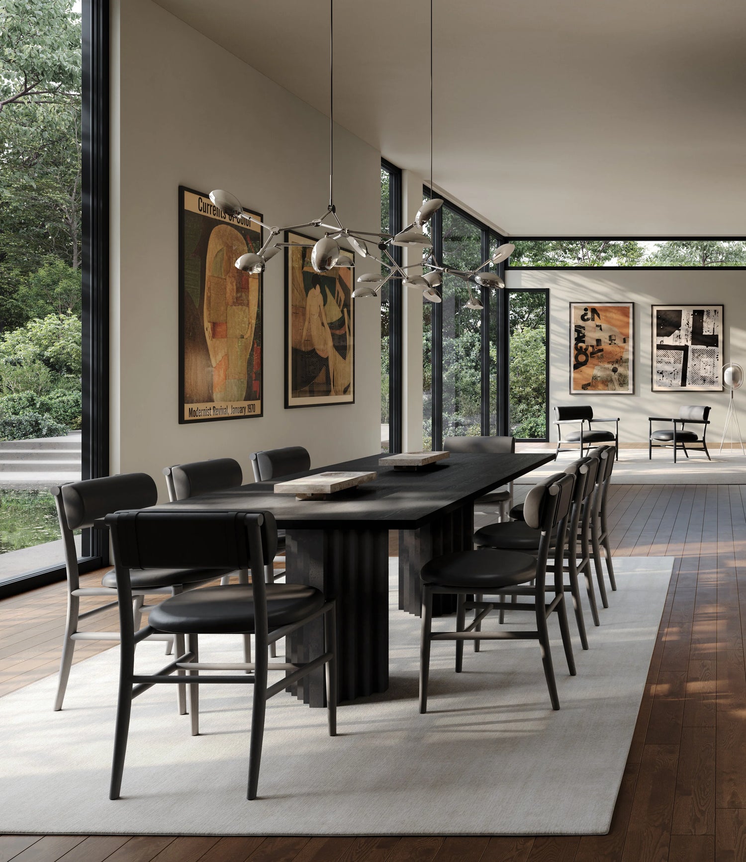 101 Copenhagen Drop Chandelier mini - Chrome