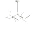 101 Copenhagen Stick Chandelier Mini - Chrome