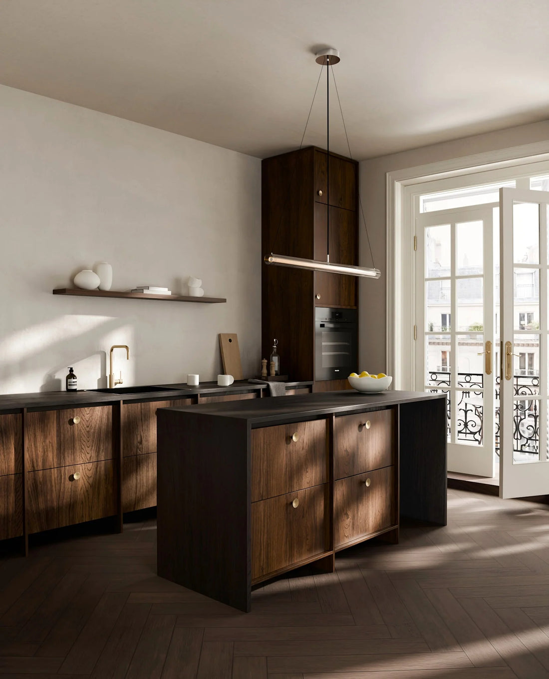 101 Copenhagen Frame Pendant lamp - Chrome kitchen 