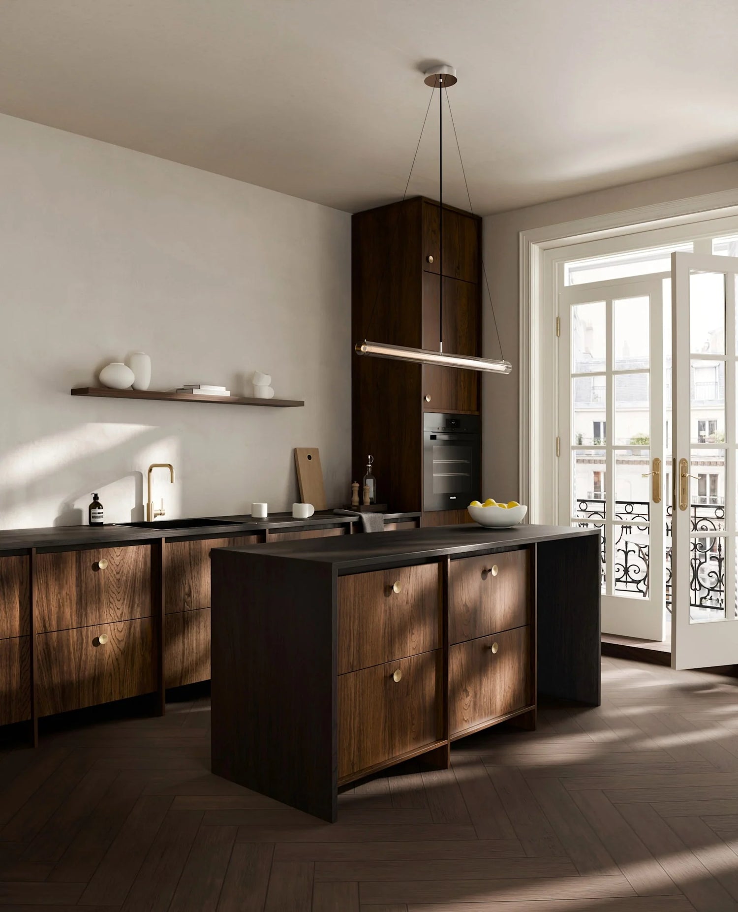 101 Copenhagen Frame Pendant lamp - Chrome kitchen 