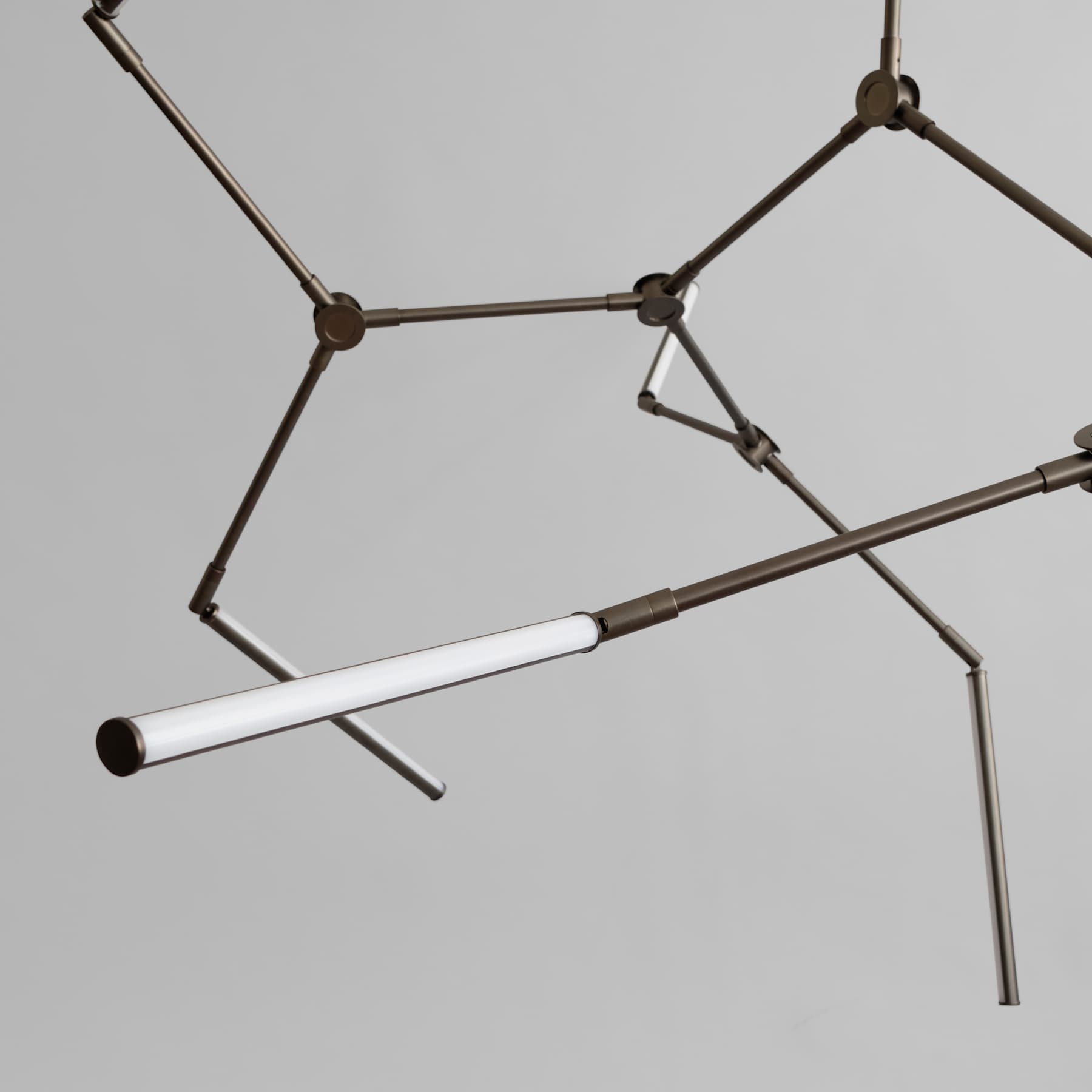101 Copenhagen Stick Chandelier - Bronze close up