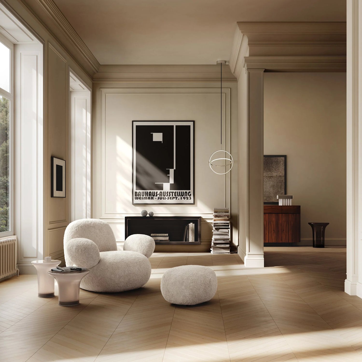 101 Copenhagen Trumpet Table - Smoked sfeer