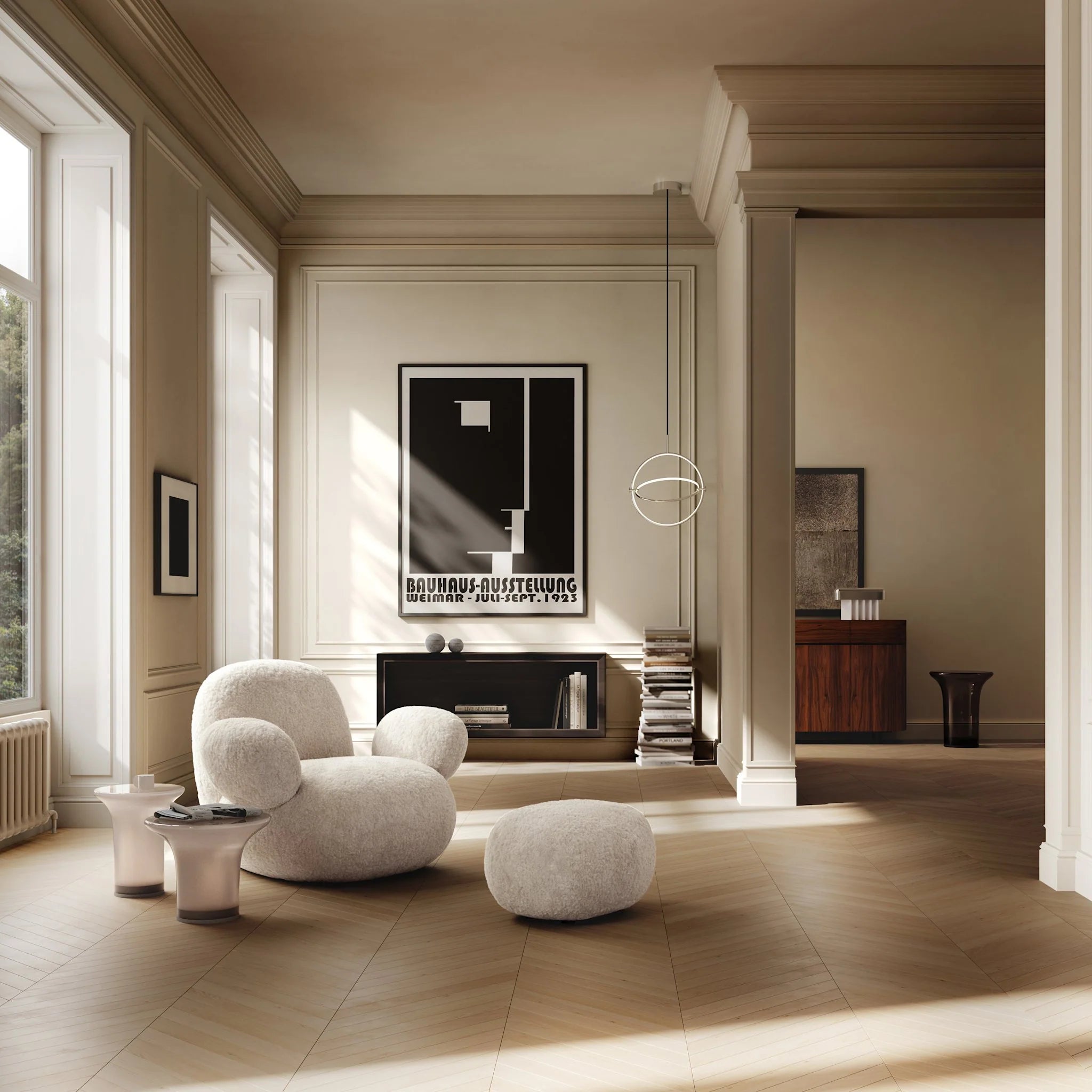 101 Copenhagen Trumpet Table - Smoked sfeer