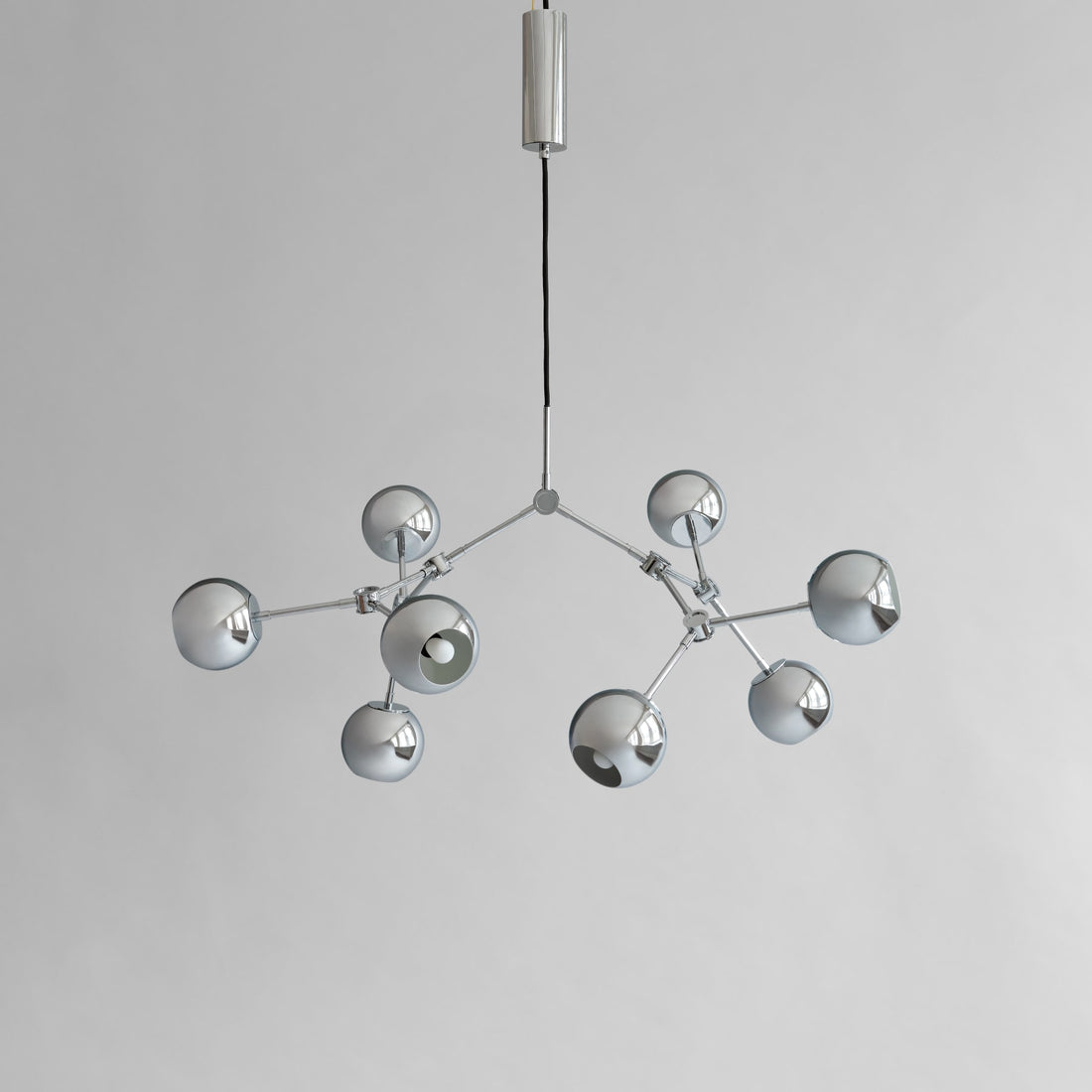 101 Copenhagen Drop Chandelier globe MINI Chrome