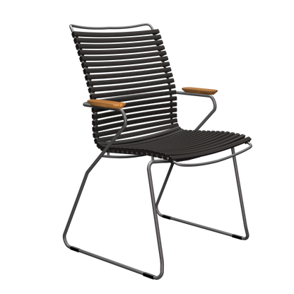 Houe Click dining tall back armchair outdoor black