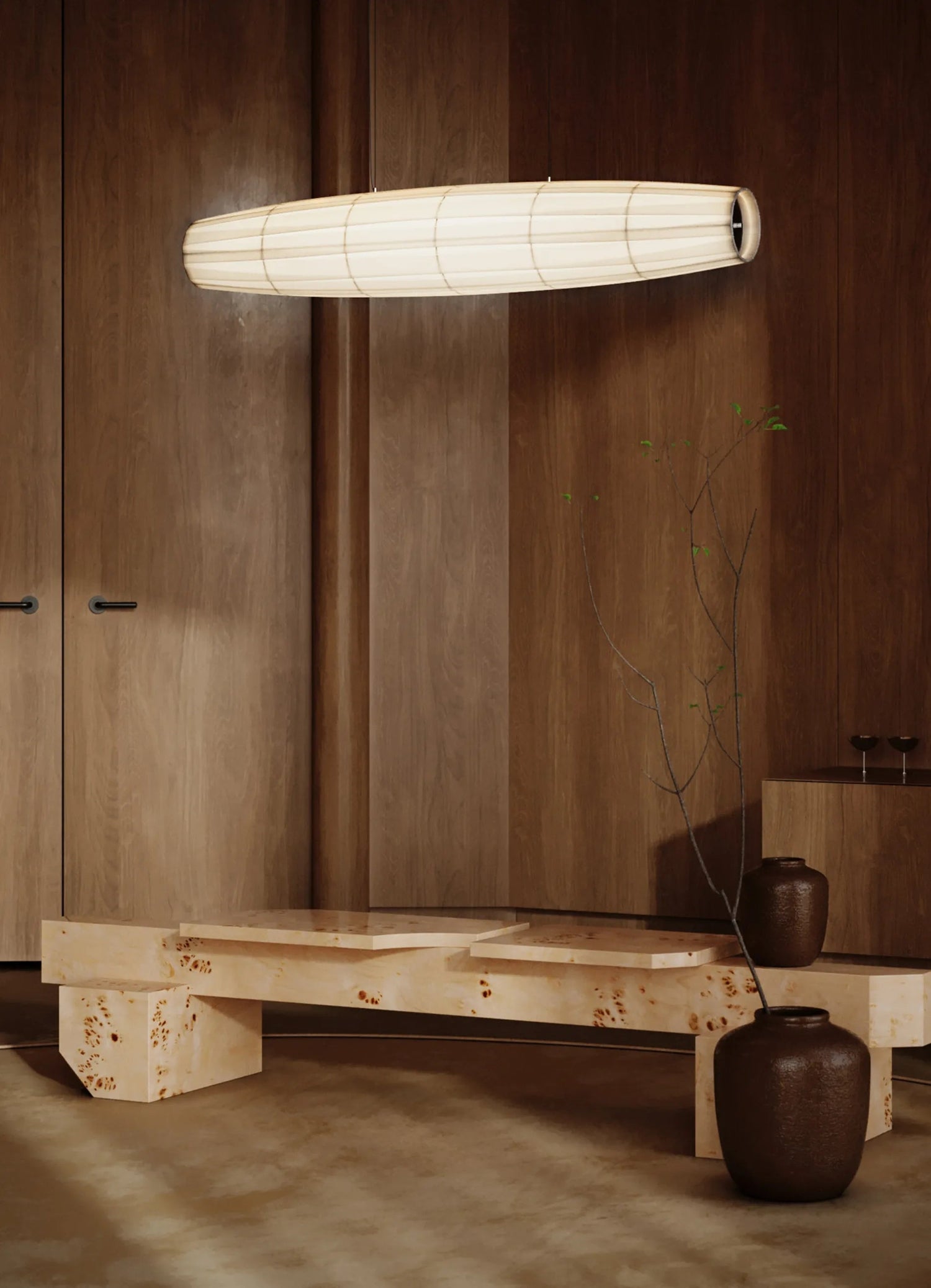 DCW éditions Colonne Pendant 100 hanglamp interieur