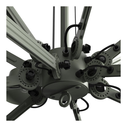 Tonone Bolt chandelier 12 arm