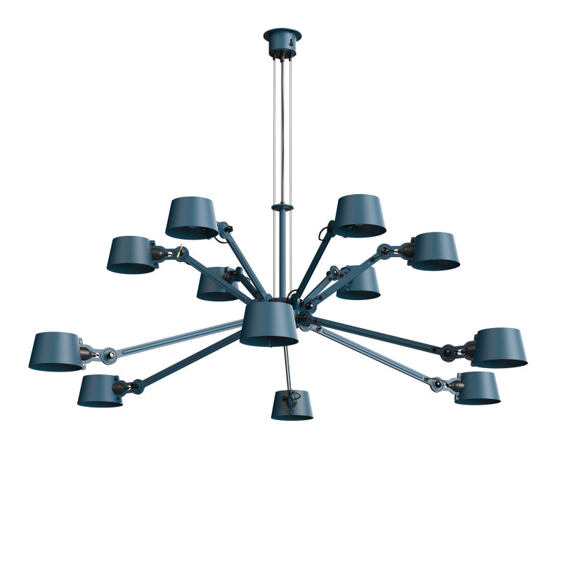  tonone Bolt Chandelier 12 arm  blauw
