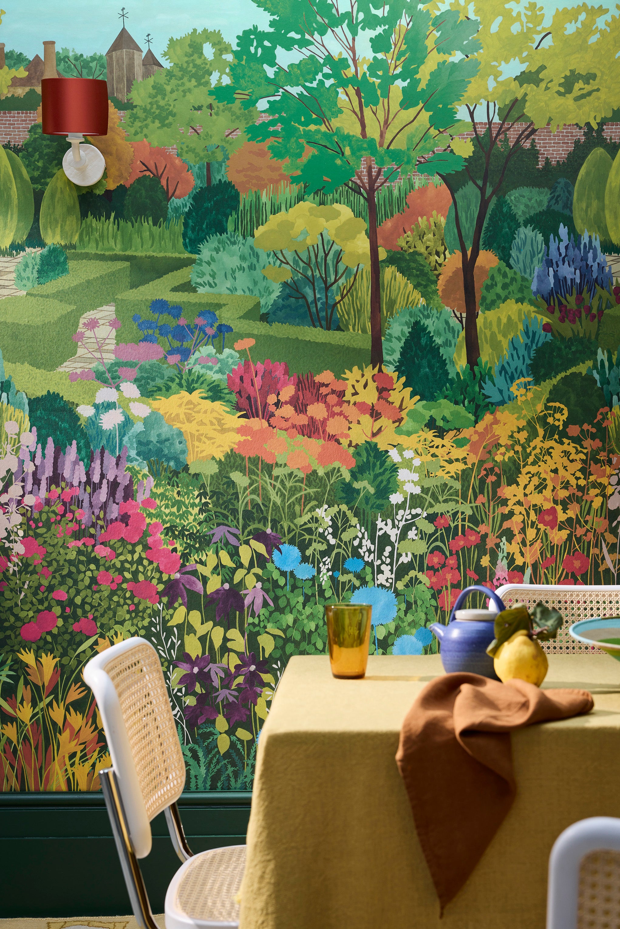 Little Greene behang Castle Garde