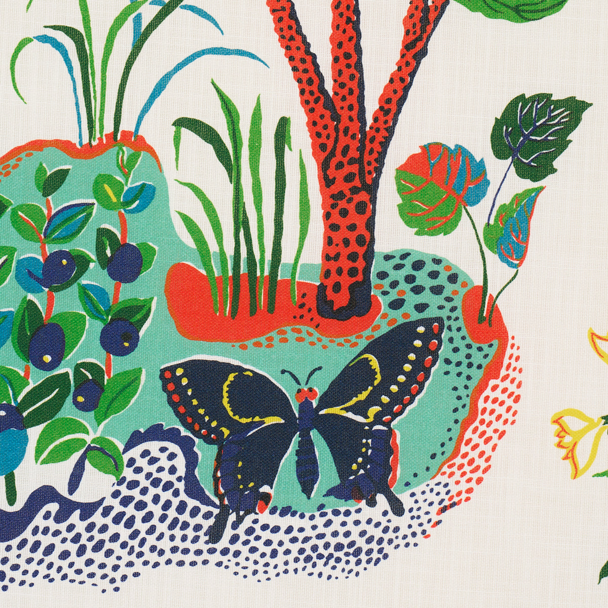 Schumacher Citrus Garden Primary detail