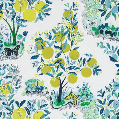 Schumacher Citrus Garden Indoor/Outdoor stof Pool 177331