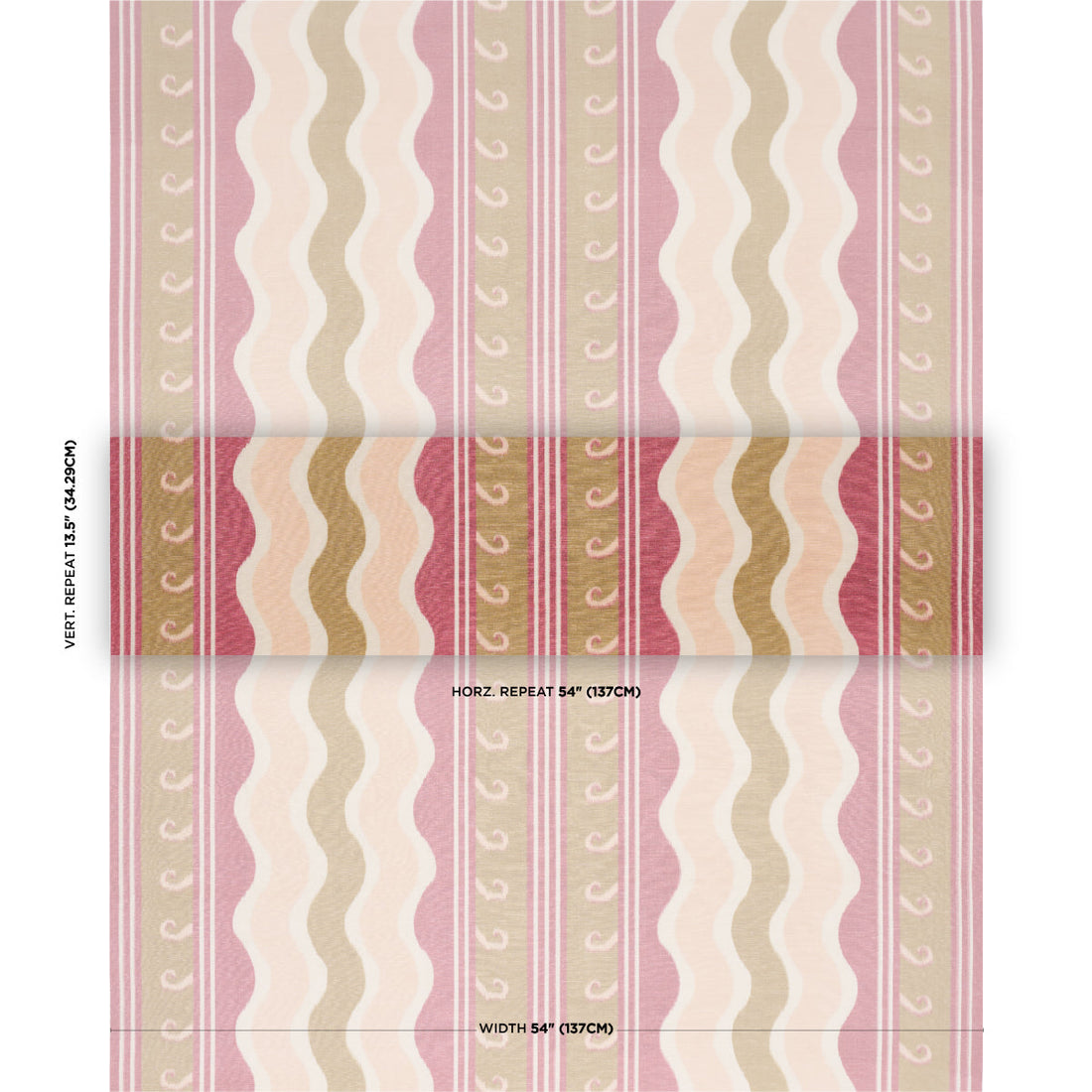Schumacher Roman Reverie Gold &amp; Rose sfeerbeeld