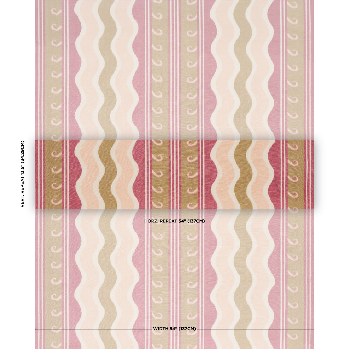 Schumacher Roman Reverie Gold &amp; Rose sfeerbeeld