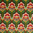 Schumacher Fleur Indienne Velvet stof Cinnabar 183080