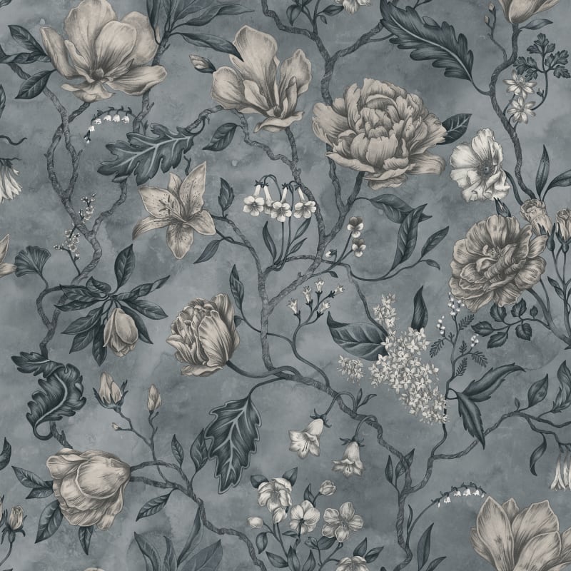 Sandberg behang Linda Misty Blue 244-56