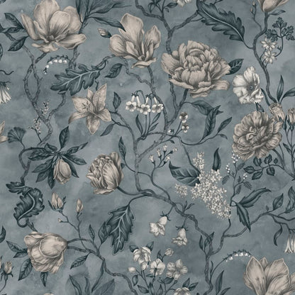 Sandberg behang Linda Misty Blue 244-56