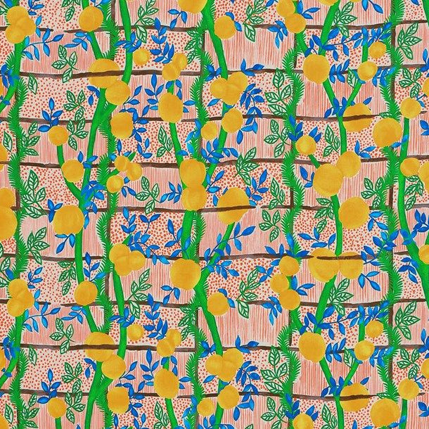 Jim Thompson stof Garden Party Fruit Punch JT013688002 – 100% linnen print