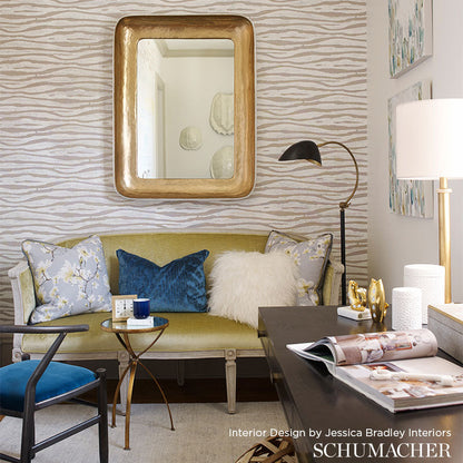 Schumacher Ripple Sisal Filigree detail textuur
