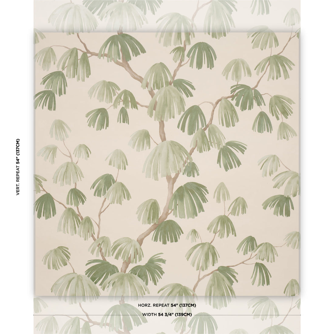 Schumacher Weeping Pine Green sfeerbeeld