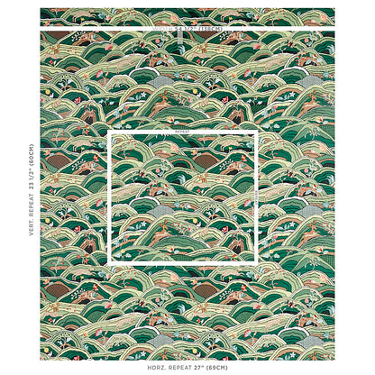 Schumacher Rolling Hills Green sfeerbeeld
