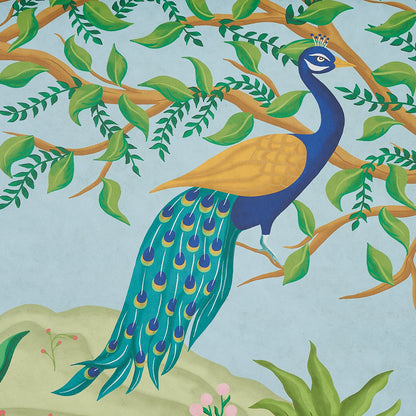 Schumacher Finches Jungle Verdant sfeerbeeld 3